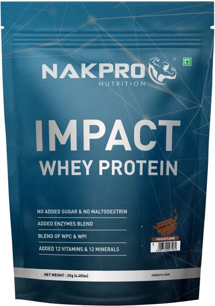 Nakpro Impact Whey Protein Isolate & Concentrate, 24g Protein, Trustified Certified Whey Protein