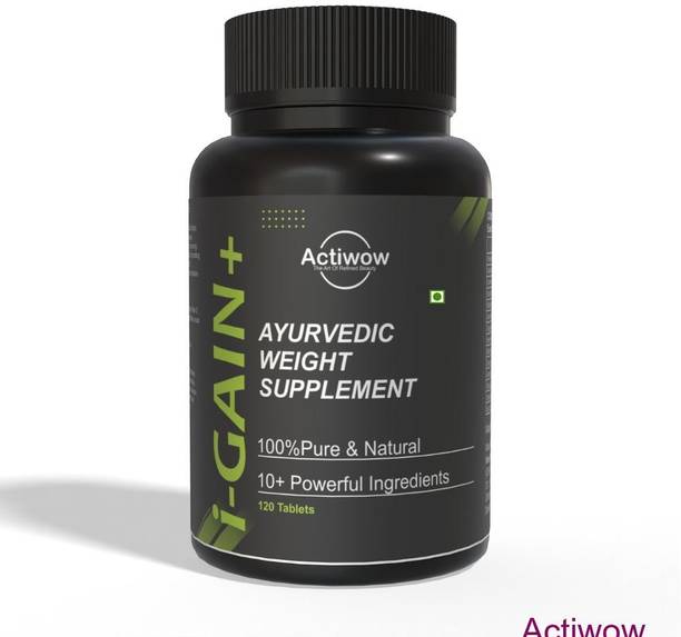 ACTIWOW i-Gain+ I Natural Mass Gainer I Boosts Muscle Strength & Mass Weight Gainers/Mass Gainers