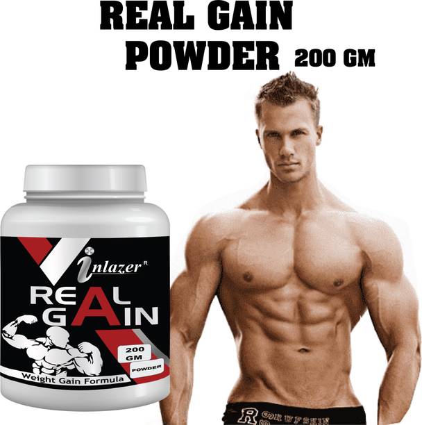 inlazer Real Gain Weight Gain Powder/ 3X Fast Muscle Gain Protein Supplement Powder Weight Gainers/Mass Gainers
