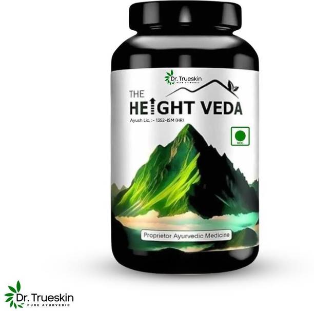 Dr.TrueSkin Height Veda Powder Enhancing Development Remedy Protein Supplement Plant-Based Protein