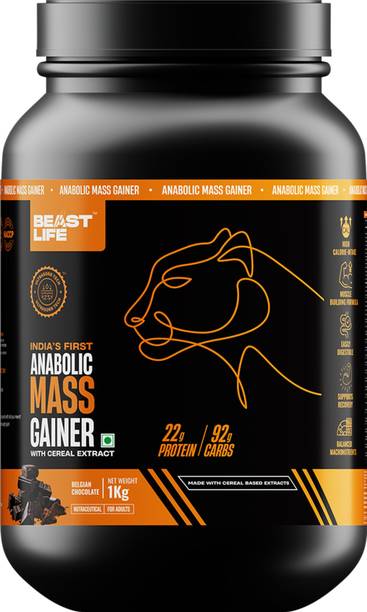 BeastLife High Rich Protein Gainer - No Maltodextrin Weight Gainers/Mass Gainers