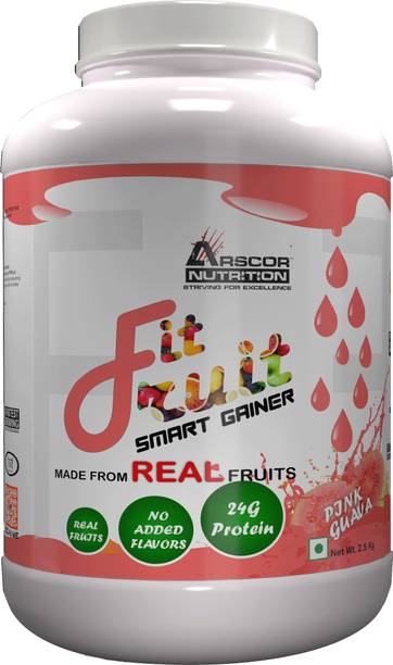 Arscor FitFruit Mass Gainer Protein Powder – Protein Weight Gainer for Lean Muscle | Weight Gainers/Mass Gainers