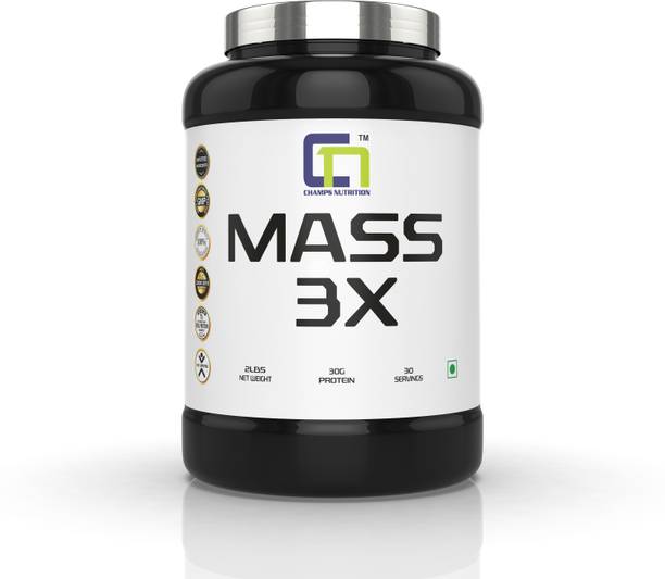 CHAMPS NUTRITION MASS 3X 2Lbs Weight Gainers/Mass Gainers