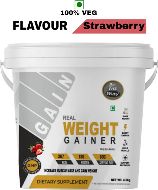 BUY THE WHEY Real Weight Gainer | Lab Tested | Weight Gainers/Mass Gainers