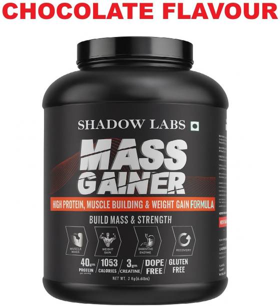 OREALFIT Shadow Labs Mass Gainer For Bulk Gaining Authentic Weight Gainers/Mass Gainers