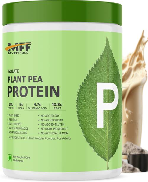 MyFitFuel MFF Plant Pea Protein Isolate 500 g (Unflavored) Plant-Based Protein