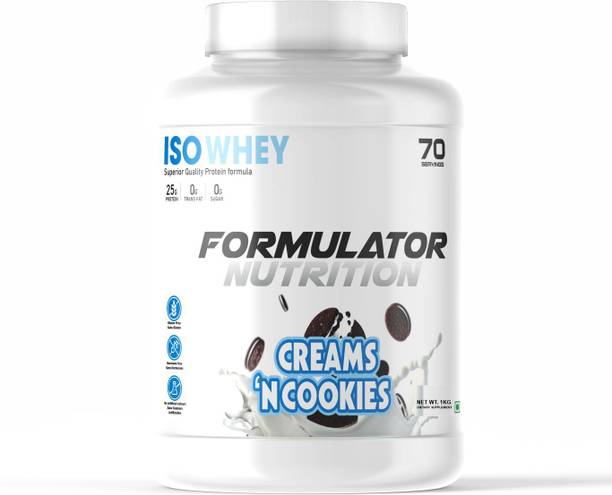 THE FORMULATOR ISO Whey | 25g Protein | Zero Trans Fat | Glutamine | Dietary Enzymes Whey Protein
