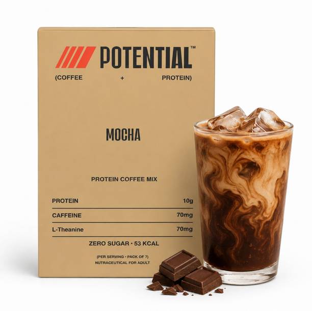 Potential Functional Coffee, 10g , 7 Sachets Whey Protein