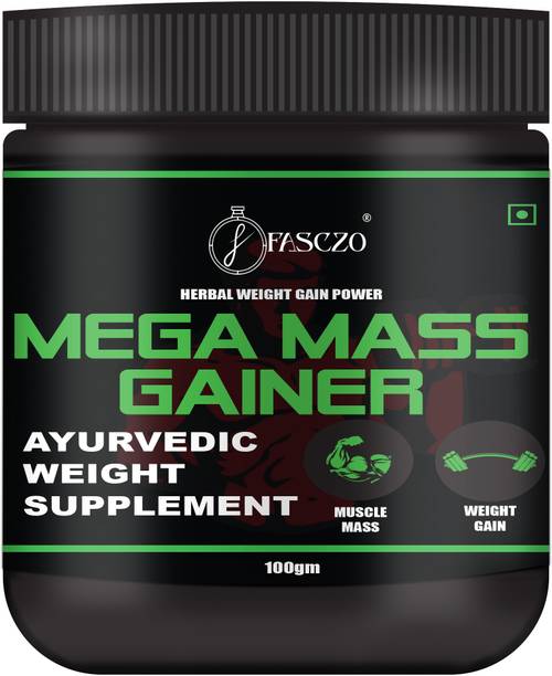 Fasczo Mega Mass Weight Gain Powder | Fast Health Gain with High Protein Men & Women Weight Gainers/Mass Gainers