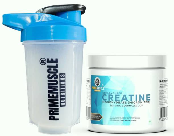Primemuscle Nutritions Creatine monohydrate with shaker Creatine
