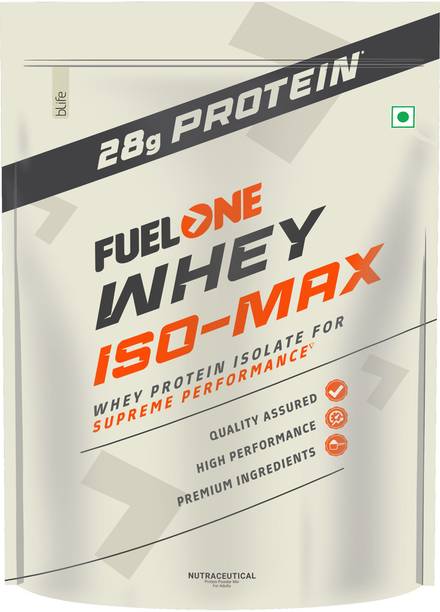 FUELONE Whey Iso-Max, Whey Protein Isolate, 28g Protein Whey Protein