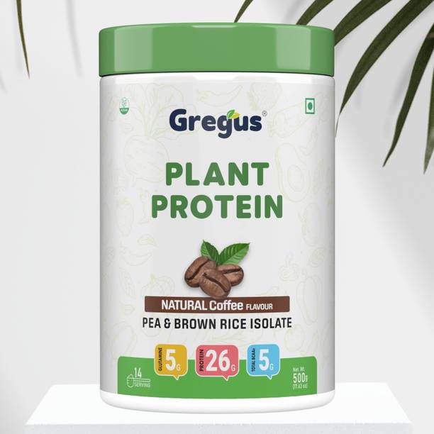 Gregus Best Plant Based Vegan Protein 26g Sugar Free, For Lean Muscles, For Women & Men Plant-Based Protein