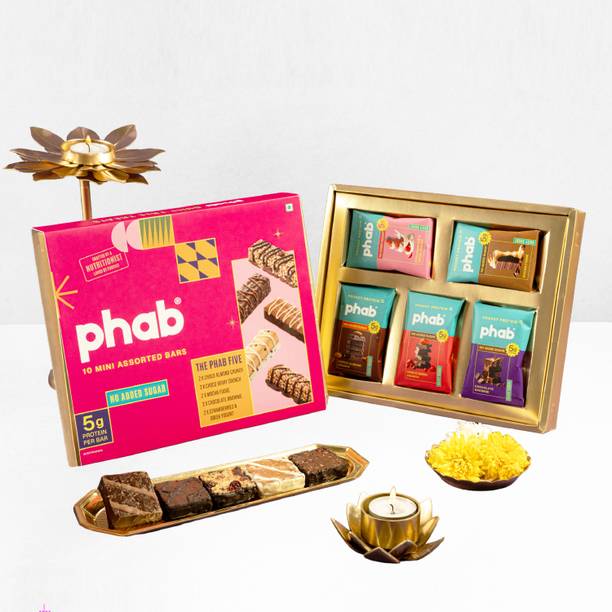 Phab Mini Protein Bars Variety Pack| 5g Protein | Zero Added Sugar | Low Calorie Protein Bars