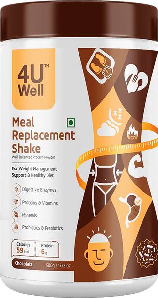 4UWell Meal Replacement shake for weight Management & Control Protein Shake