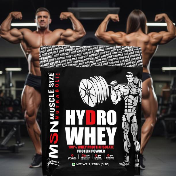 MUSCLE SIZE HYDRO WHEY PROTEIN 100% ISOLATE (6 lbs) Whey Protein