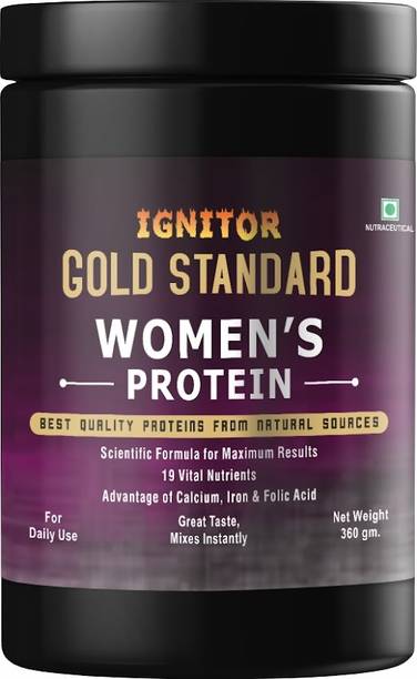 IGNITOR GOLD STANDARD WOMEN'S PROTEIN FOR OVERALL NUTRITION, ENERGY AND BONE STRENGTH. Protein Blends