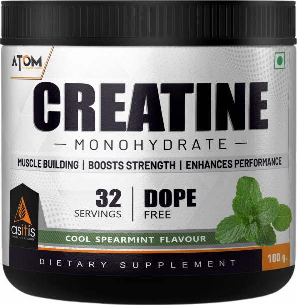 AS-IT-IS Nutrition AS-IT-IS ATOM Creatine Monohydrate 100g - 32 Servings, Cool Spearmint Creatine