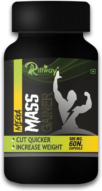 Riffway Mega Mass Gainer Muscle Building & Mass Gain | Weight Gain Capsule Men & Women Weight Gainers/Mass Gainers