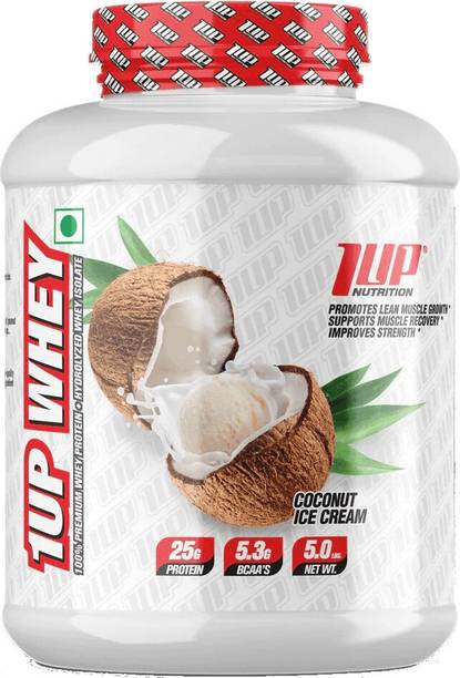 Max Performance 1UP Premium Whey Protein+Hydrolyzed Whey Isolate Promotes Lean Muscle 67 Serving Whey Protein