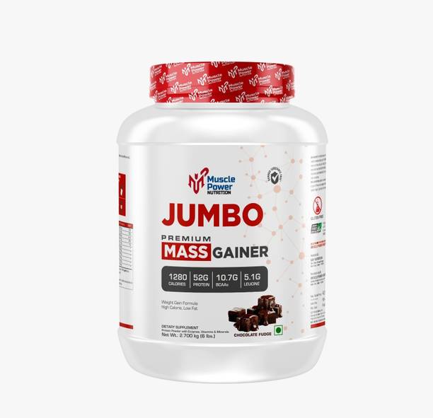 Muscle Power JUMBO PREMIUM MASS GAINER 6LBS Weight Gainers/Mass Gainers