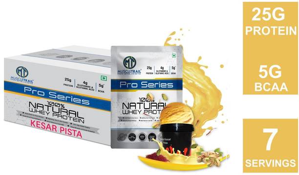 Muscle Trail Pro Series |7 servings |Primary Source Isolate |5g BCAA, 25g 100% Natural Whey Protein