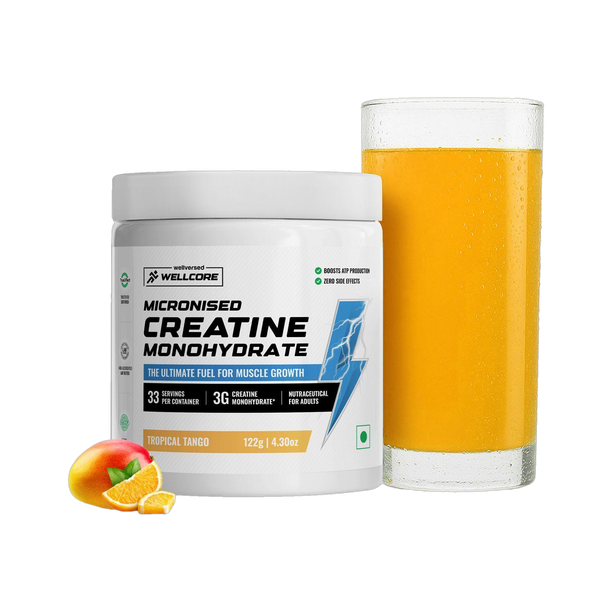 Wellcore Micronised Creatine Monohydrate | Lab Tested | Enhanced Absorption | 100% Pure Creatine
