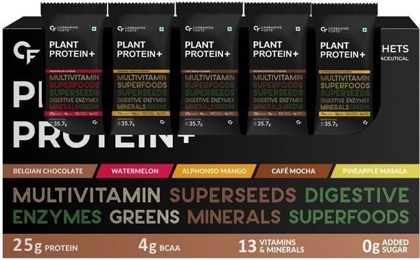 CARBAMIDE FORTE Plant Protein Powder Sachet - Plant Based Protien Powder- Pack of 20