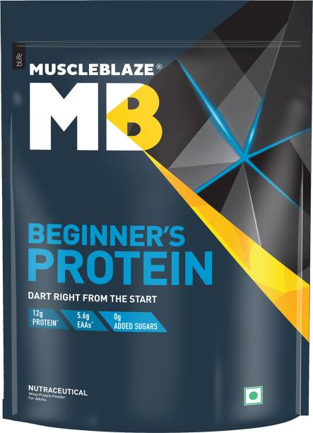 MUSCLEBLAZE Beginner's , No Added Sugar Whey Protein