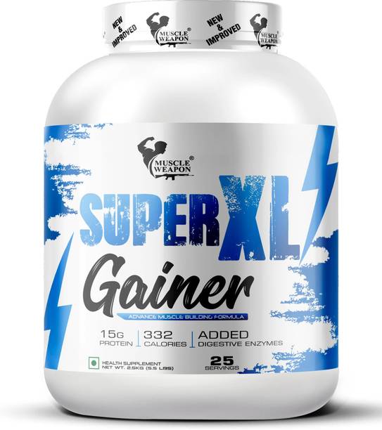 Muscle Weapon Super XL Mass Gainer with Muscle Mass and Weight Gain Formula Weight Gainers/Mass Gainers