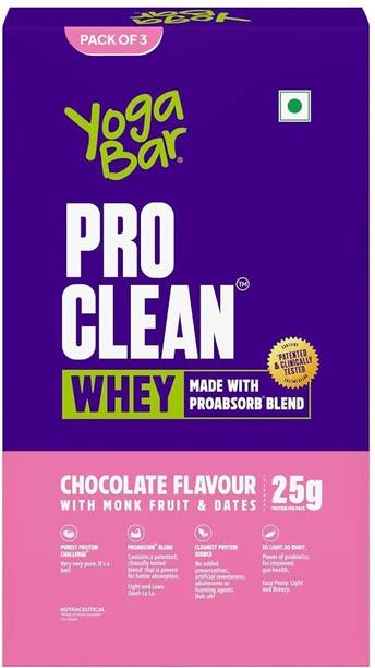 Yogabar Dark Chocolate with Monk Fruit Whey Protein Whey Protein