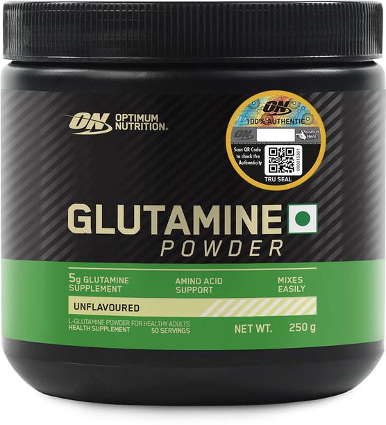 Optimum Nutrition (ON) L-Glutamine Powder, Amino Acid Support & Muscle Recovery, 50 Serves Glutamine