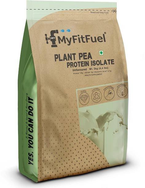 MyFitFuel MFF Plant Pea Protein Isolate 2 kg (Unflavored) Plant-Based Protein
