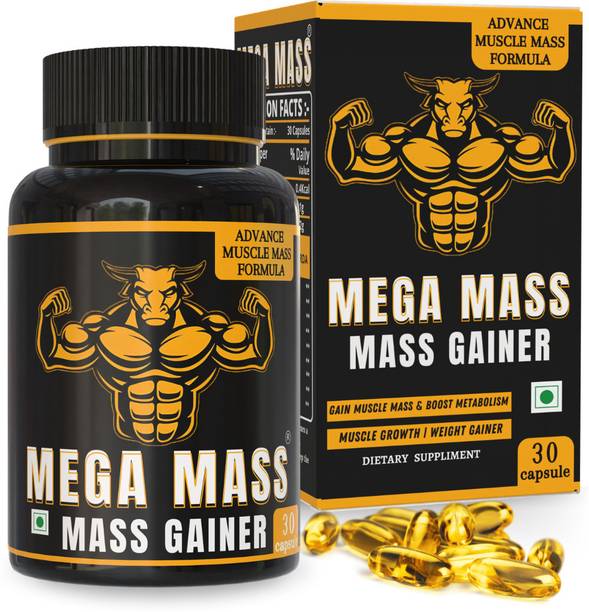 The Gromming guru Mega Mass Advance Mass Gainer for Muscles, weight Gain & Mass Gain | Men & Women Weight Gainers/Mass Gainers