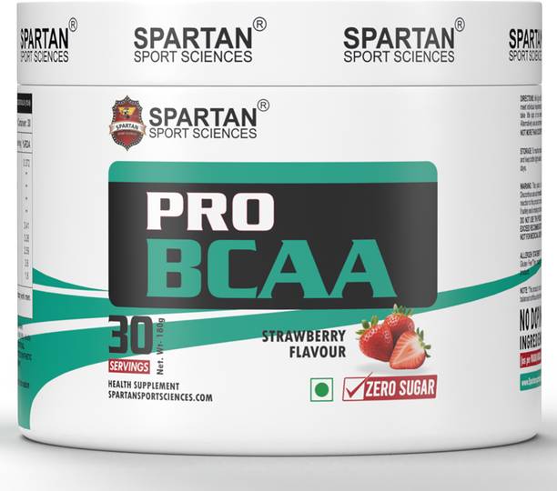 Spartan Sport Sciences Pro BCAA Supplement Energy Drink for Pre Workout for Men and Women BCAA