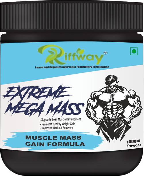 Riffway Extreme Mass Weight Gain Powder Ideal for Gym, Men & Women Protein Weight Gainer Weight Gainers/Mass Gainers