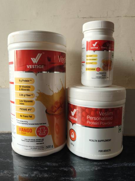 Vestige VESLIM MANGO SHAKE & PROTEIN POWDER 200GM & LEMON Nutrition Bars