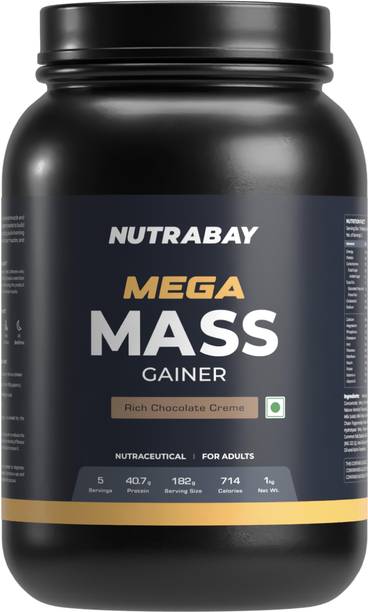 Nutrabay Gold Mega Mass Weight Gainer Weight Gainers/Mass Gainers