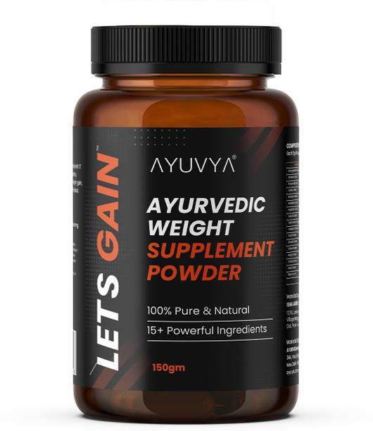 Ayuvya Lets Gain Ayurvedic Weight Supplement Powder Weight Gainers/Mass Gainers