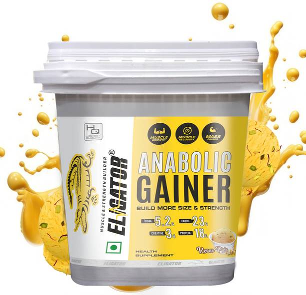 Eligator Anabolic Gainer High Calorie Mass Gainer Protein Powder for Fast Muscle Mass Weight Gainers/Mass Gainers