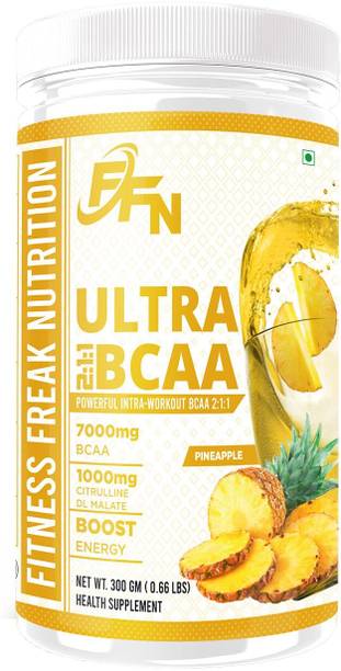 Fitness Freak Nutrition ULTRA BCAA 2:1:1 Pineapple 7000mg BCAA + Citrulline DL-Malate BCAA