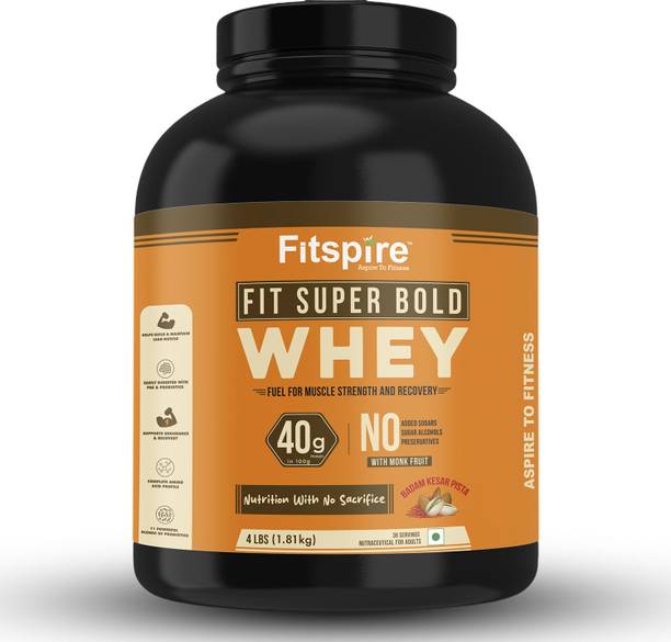 Fitspire Fit Super Bold Whey Protein with Creatine Monohydrate Performance Growth Combo Whey Protein