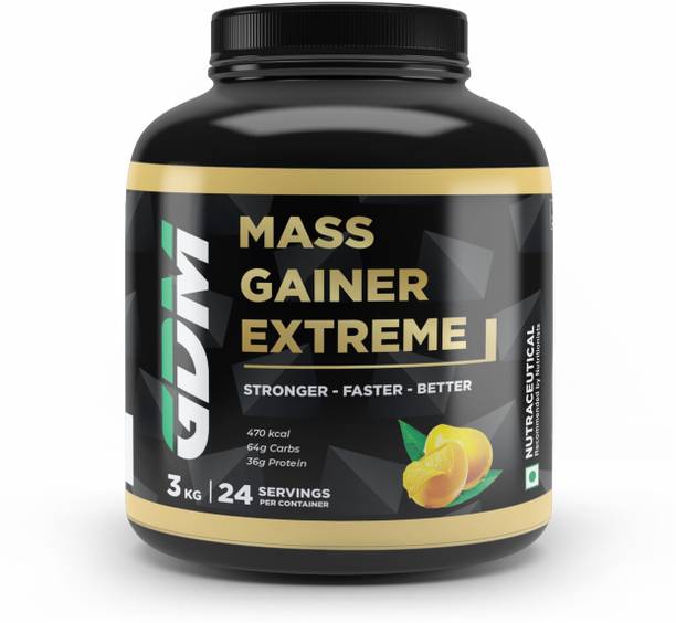 gdm nutraceuticals llp Mass Gainer Extreme with 470 Kcal , 36g Protein and 64g Carbs for Weight Gain | Weight Gainers/Mass Gainers