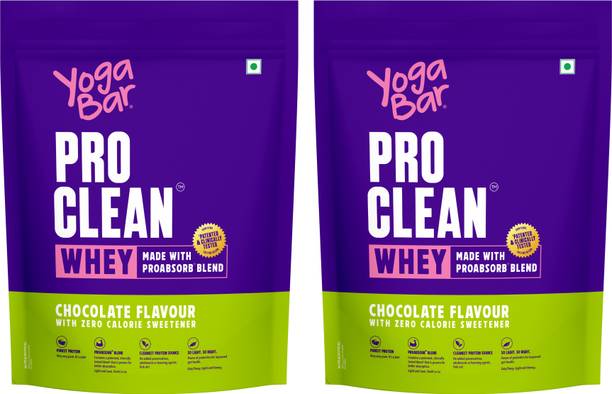 Yogabar Whey Protein powder | 25g per Serve | Clean and Light | With Probiotics Whey Protein