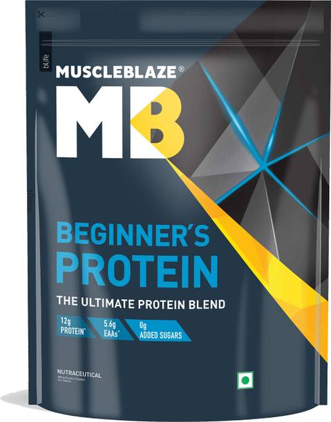 MUSCLEBLAZE Beginner's, No Added Sugar Whey Protein
