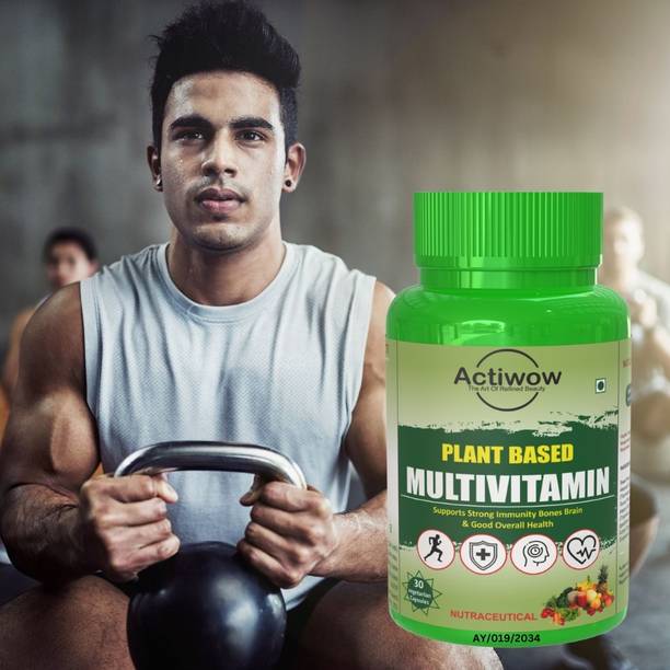 ACTIWOW Plant Based Multivitamin for Healthy Heart Function Plant-Based Protein