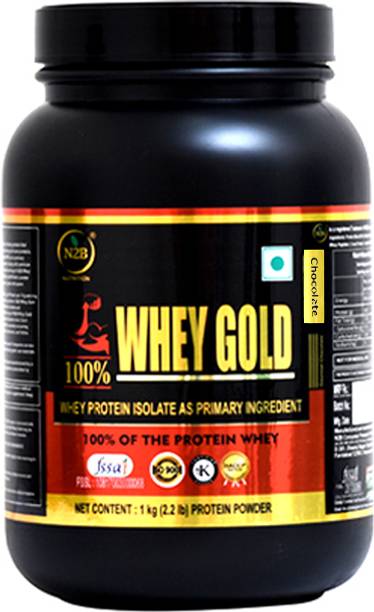 N2B Whey Gold Protein Supplement Powder Weight Gainers/Mass Gainers 1kg Weight Gainers/Mass Gainers