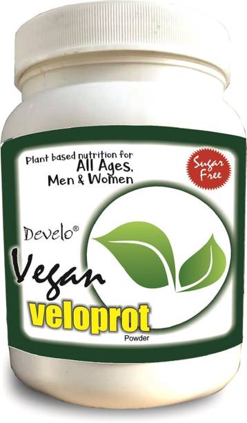 DEVELO Plant Based Vegan Protein(Pea & Soy) Isolate with Pre & ProBiotics Plant-Based Protein