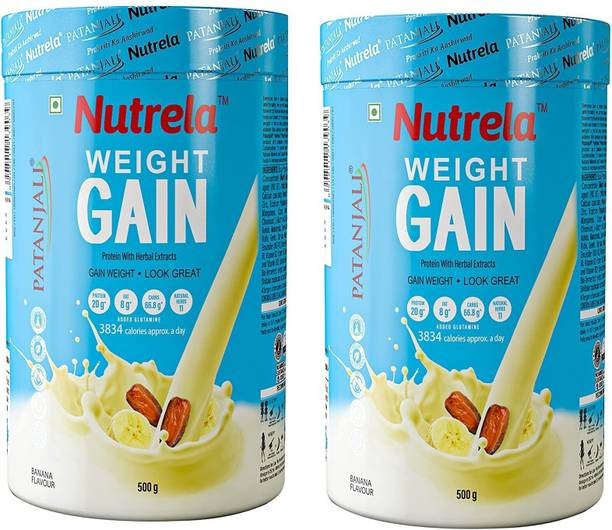NUTRELA Weight Gain Protein With Botanical Extracts By Patanjali Whey Protein