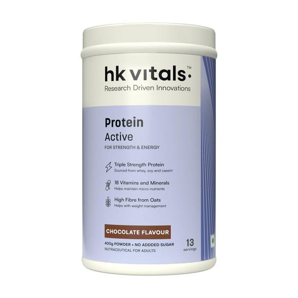 hk vitals Protein Active | All-in-One Triple Blend Protein Powder Whey Protein