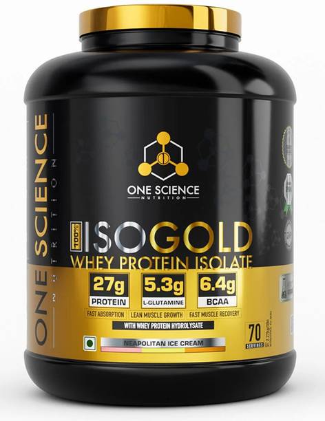 One Science 100% ISO Gold Whey Protein Isolate 76 Servings Whey Protein